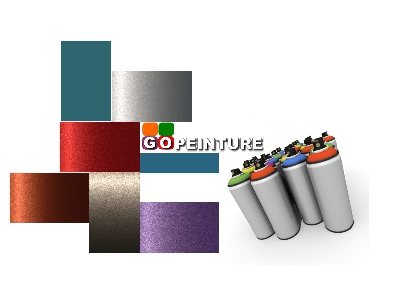 Peinture moto en spray toutes teintes