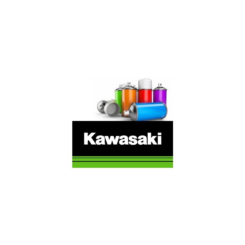 Peinture moto Kawazaki solvantée spray 400ml Peinture moto Kawazaki solvantée spray 400ml