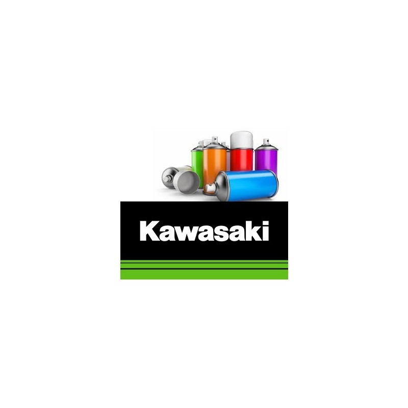 Peinture moto Kawazaki solvantée  spray 400ml