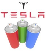 Peinture pour TESLA MOTORS  - Bombe de 400ml