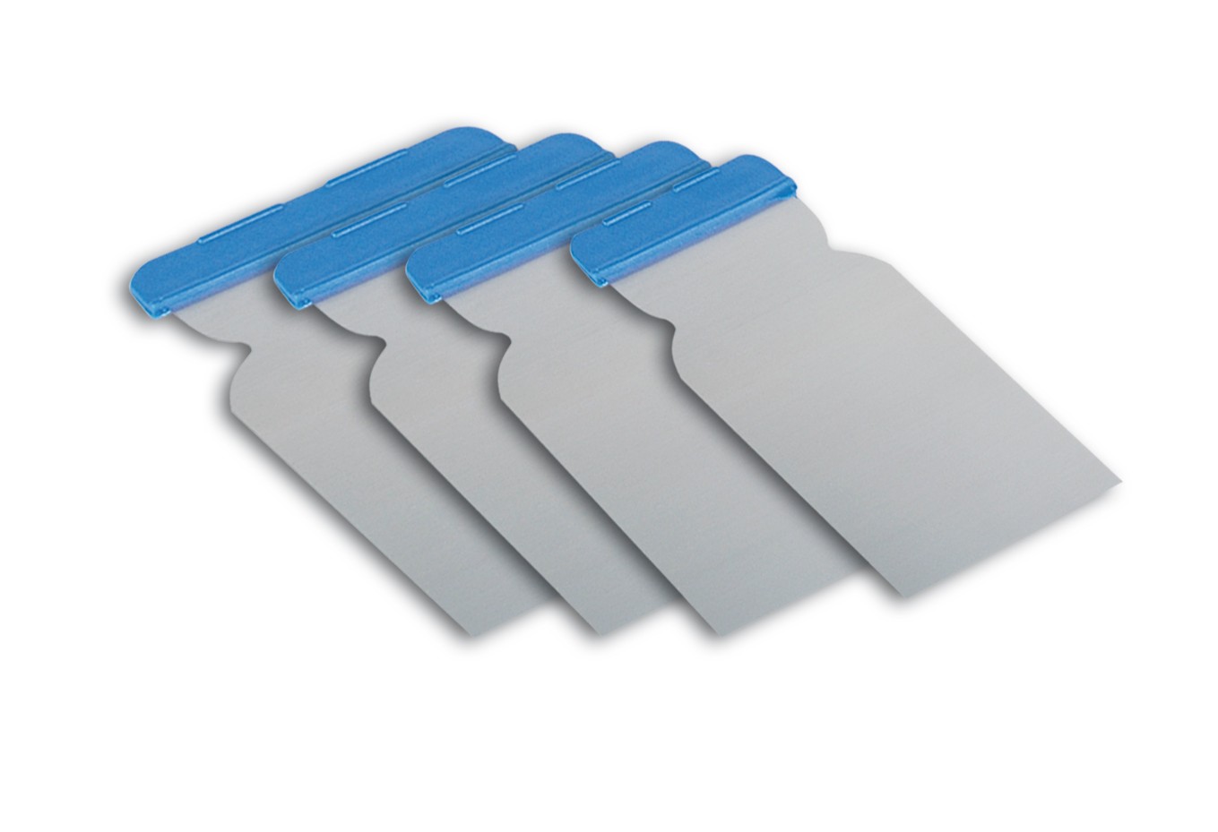 Spatules à mastic en métal - sachet de 4