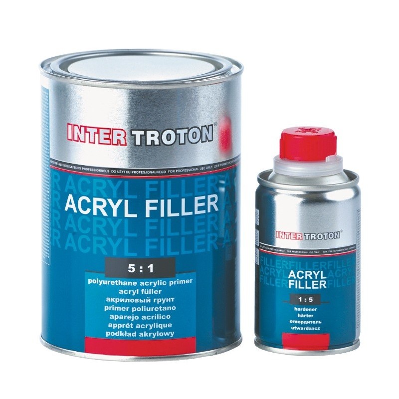 Apprêt acrylique 0.5 litre + durcisseur Apprêt acrylique 0.5 litre + durcisseur