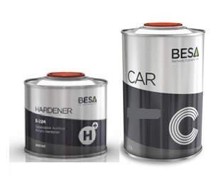 Vernis brillant HS BESA-GLASS + durcisseur