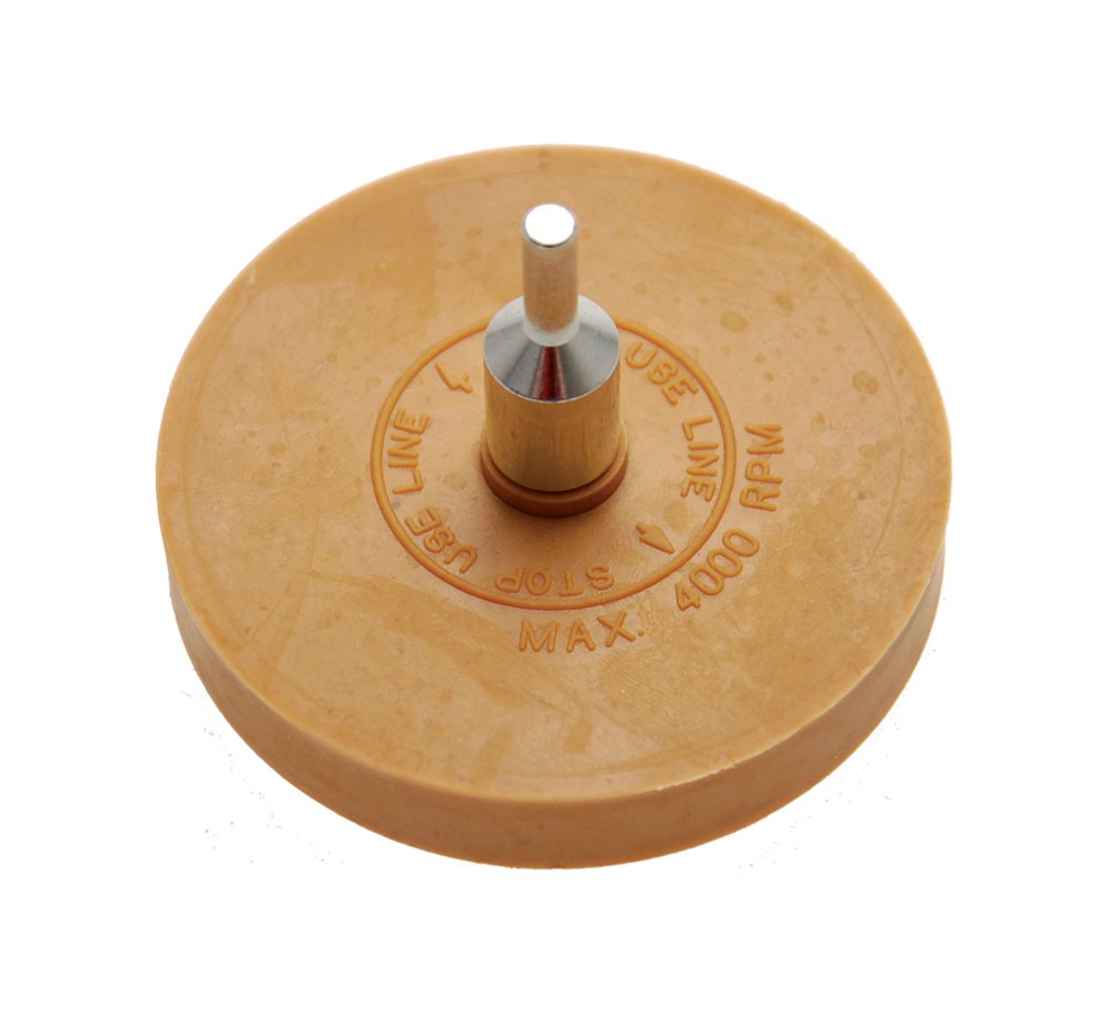 Gomme caoutchouc pour enlever autocollants + raccord