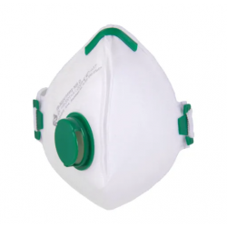 Masque jetable anti-poussière avec valve FFP2