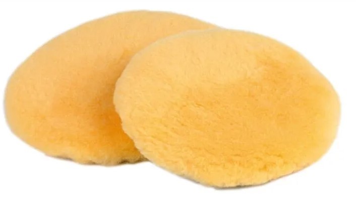 Disque de polissage en laine d’agneau 100% naturelle
