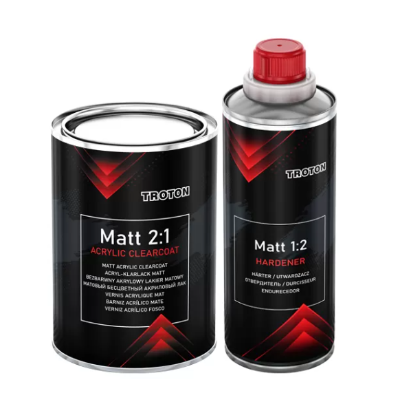 Pack vernis mat 1.5 litres