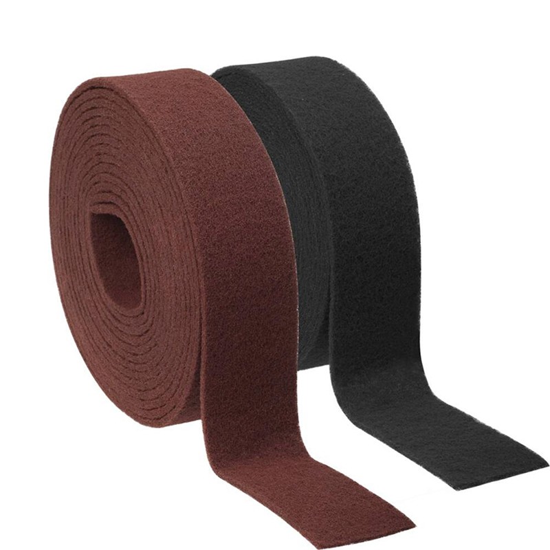 Abrasif Brite rouge et gris en rouleau 115MM X 10M Gopeinture.com