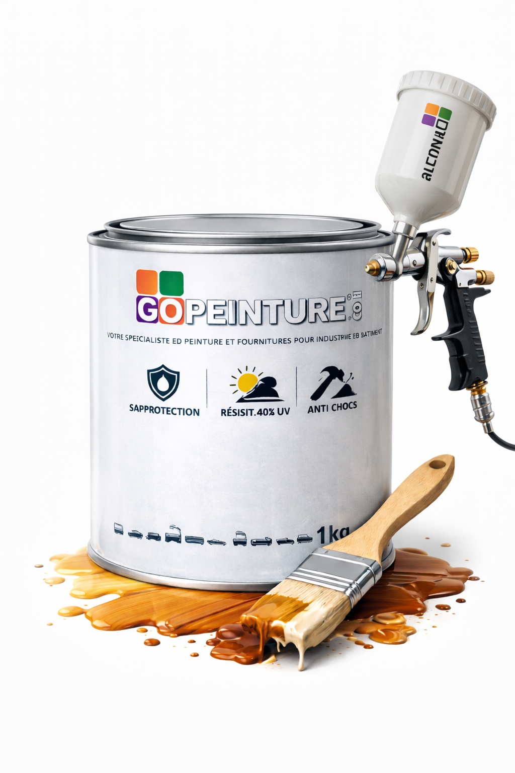 Peinture pour bois 1kg
