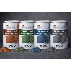 Peinture effet micacé