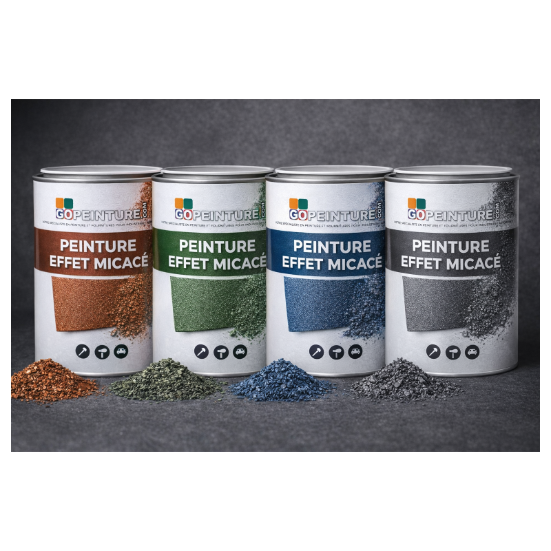 Peinture effet micacé