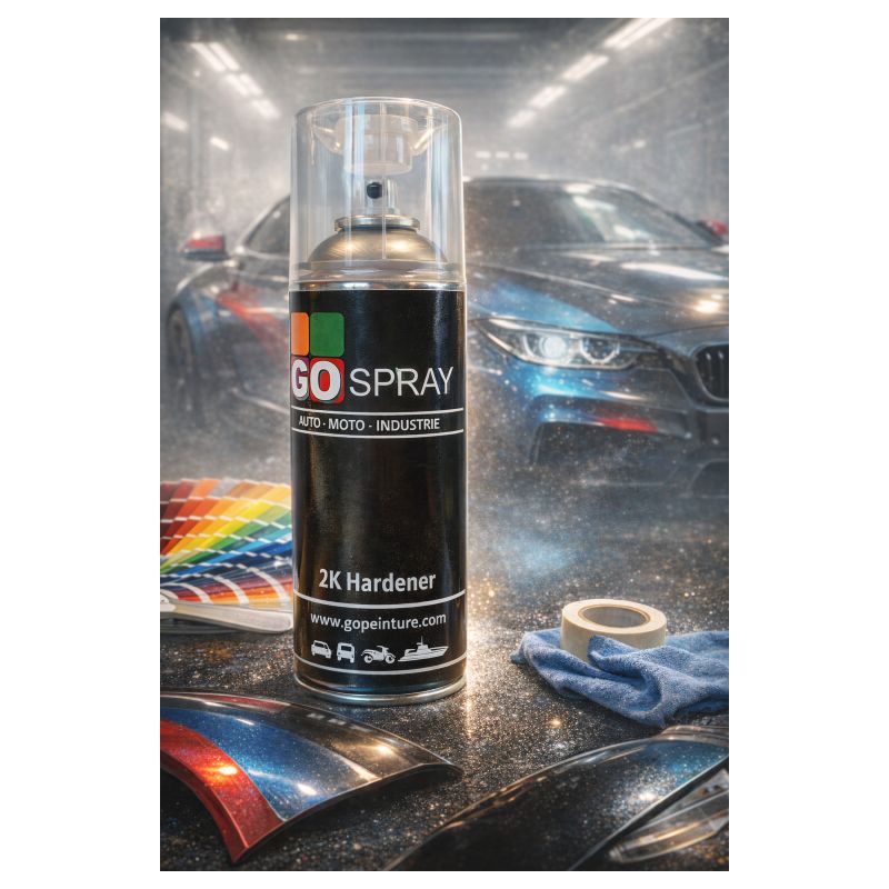 Peinture brillant direct automobile aérosol 2C