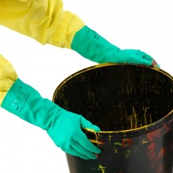 Paire de gant d'atelier très resistant produits chimiques GOPEINTURE