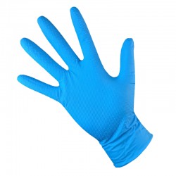 Gants nitriles GOPEINTURE non-poudré bleu