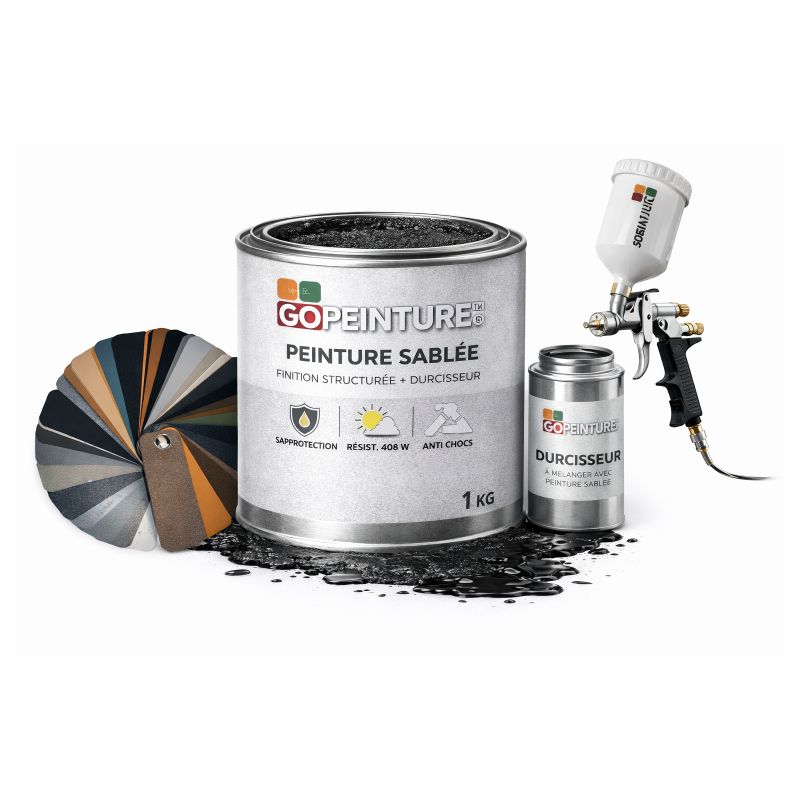 Peinture finition sablée