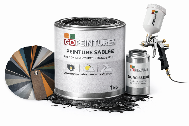 Peinture finition sablée