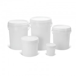 Lot seau plastique PP GOPEINTURE divers tailles