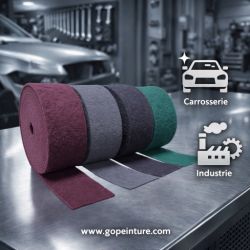 Abrasif fibre Brite en rouleau 15 cm x 10 mètres