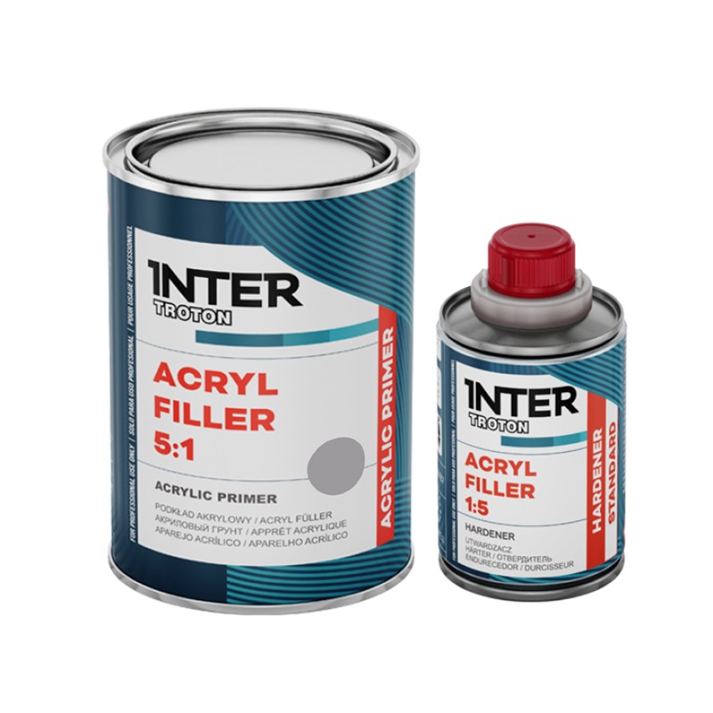 Apprêt garnissant carrosserie. Pack de 0.6L