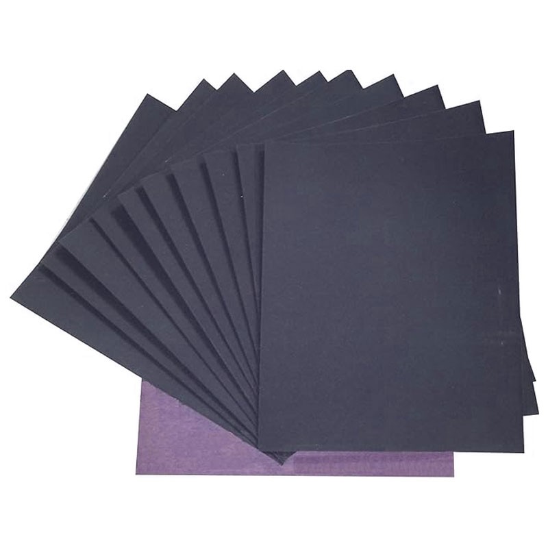 Papier abrasif GOPEINTURE divers grain pour ponçage à sec et à l'eau