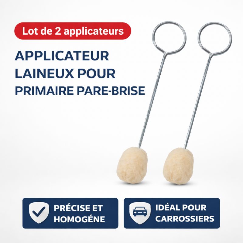 Applicateur laineux pour primaire pare brise