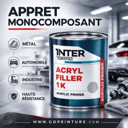 Appret monocomposant gris