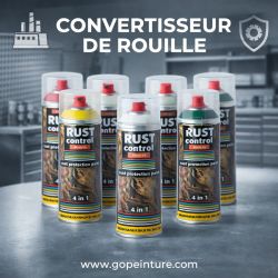 Apprêt -Peinture de finition antirouille Rust-filler en aérosol