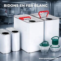 Bidon en fer blanc