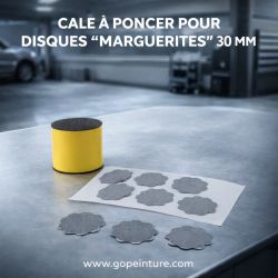 Cale à poncer pour disques marguerites