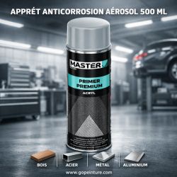 Apprêt anticorrosion en aérosol blanc 500ML