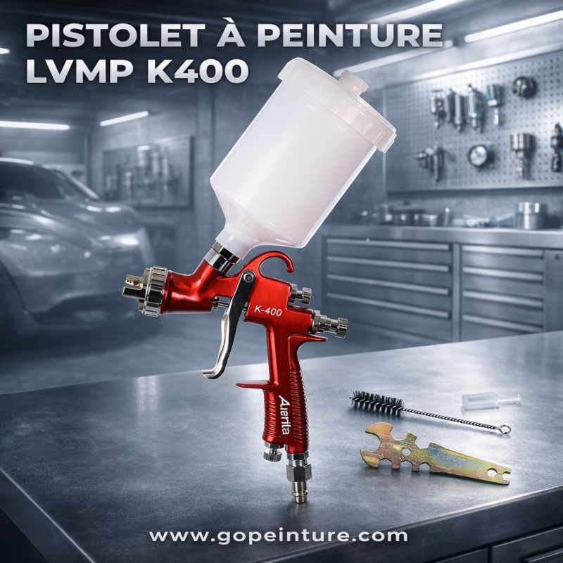 Pistolet LVMP pour peinture et vernis et apprêt