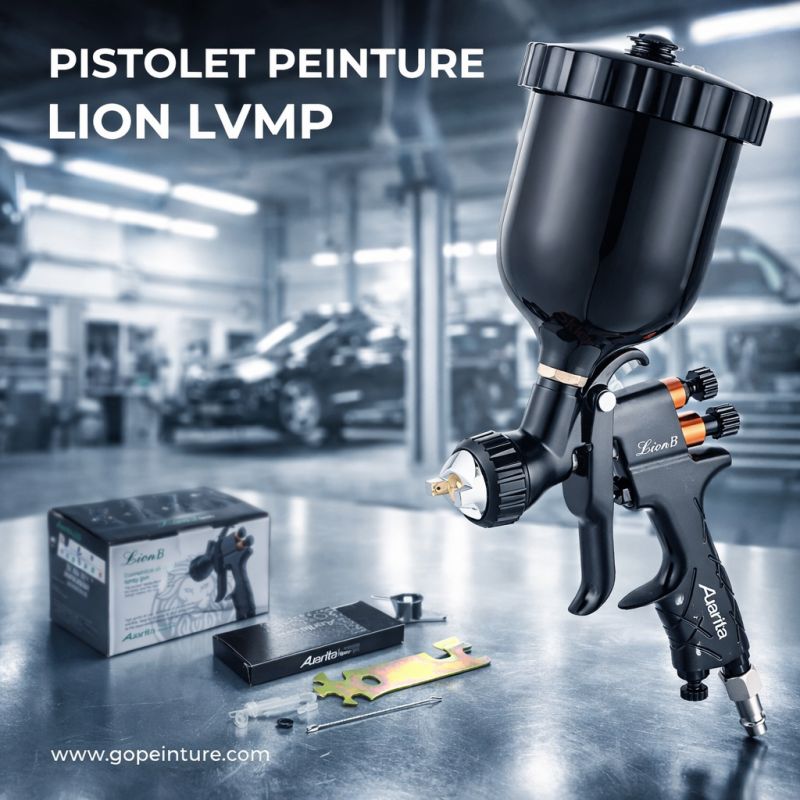 Pistolet à peinture AUARITA Buse 1,3 mm LVMP Lion B