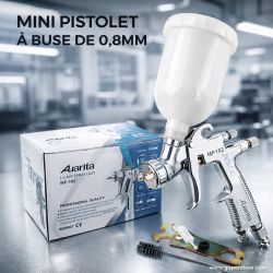 Mini pistolet HVLP buse de 0.8 mm
