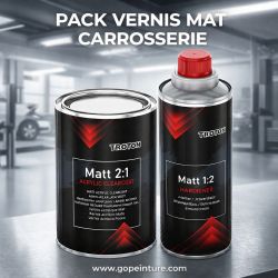 Pack vernis mat 1.5 litres