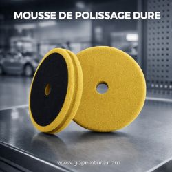 Mousse de polissage jaune dure 150 mm