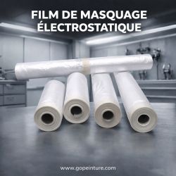 Film de masquage avec ruban adhésif