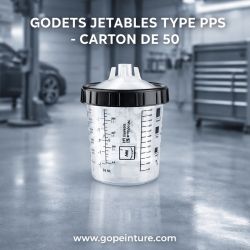 Godets jetables type PPS 650 ML- Carton de 50