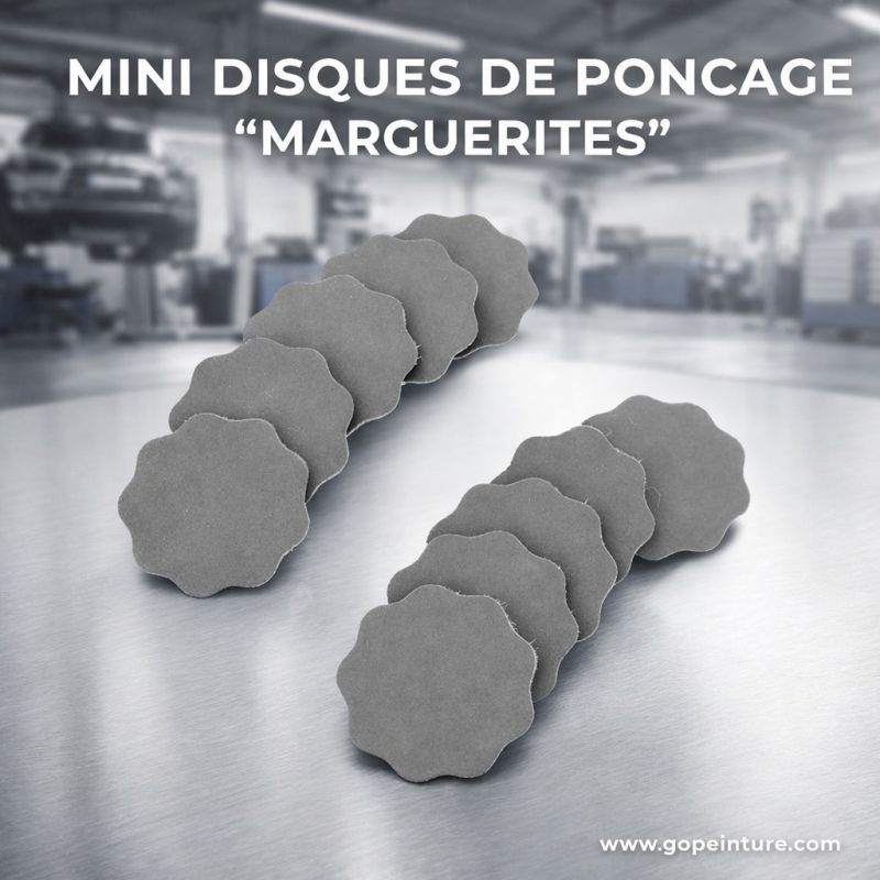 Mini disques abrasifs extra fins - Marguerites(10 unités)
