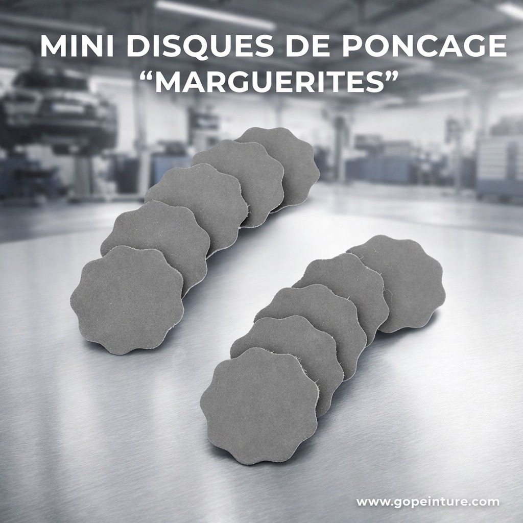 Mini disques abrasifs extra fins - Marguerites  (10 unités)