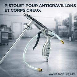 Pistolet pour antigravillon et corps creux avec regulateur