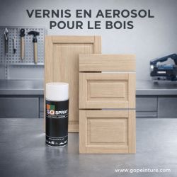 Vernis bois en aérosol