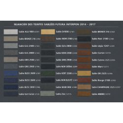 Peinture teintes sablées en aérosol 2k