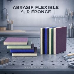 Eponge abrasive double face