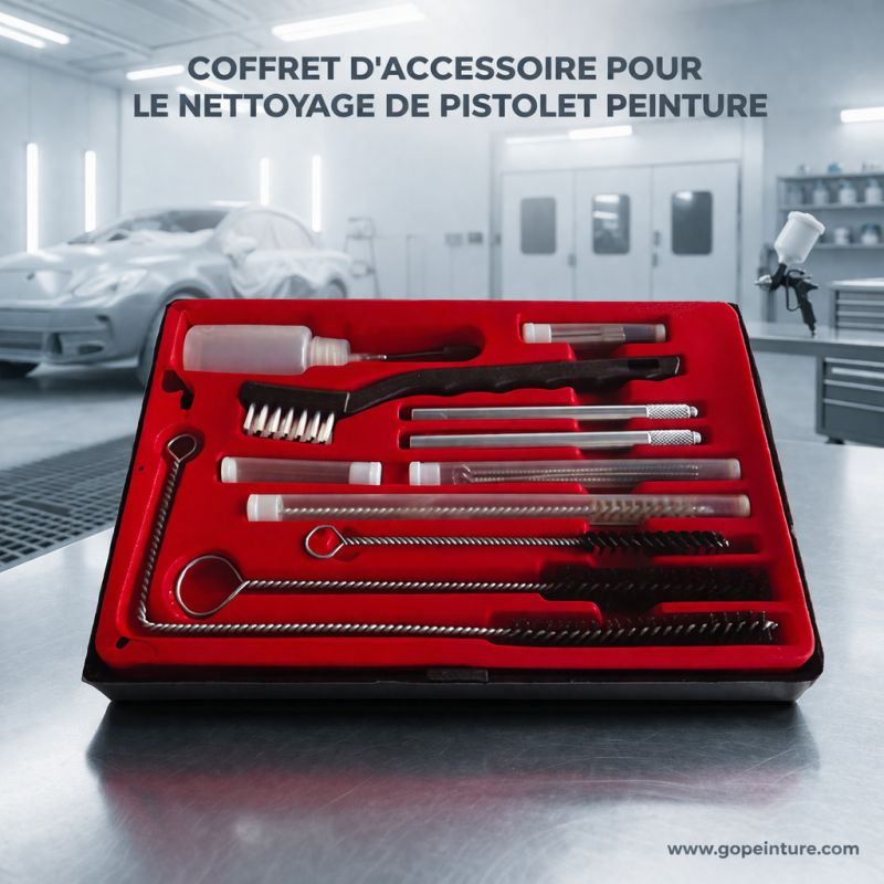 Coffret d’accessoires pour le nettoyage de pistolet