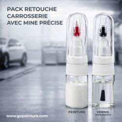 Pack retouche peinture + vernis auto-moto