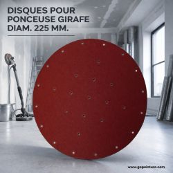 Disque multi-trous diam.225 spécial girafe
