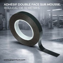 Ruban adhesif double face sur mousse