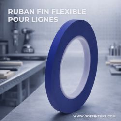 Ruban fin flexible pour lignes