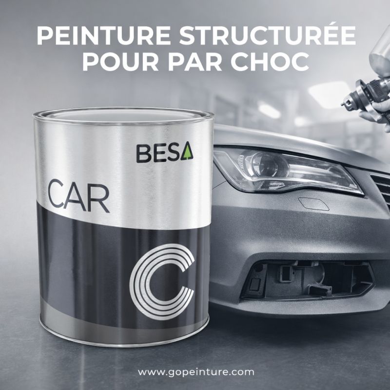 Peinture pare-choc structurée 1 litre