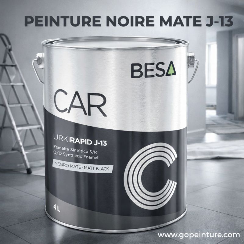 Peinture noire mate J-13 BESA